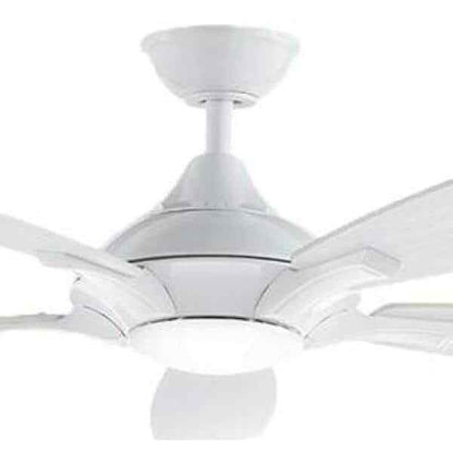 Home Decorators Petersford 52 in. Integrated LED Indoor White Ceiling Fan