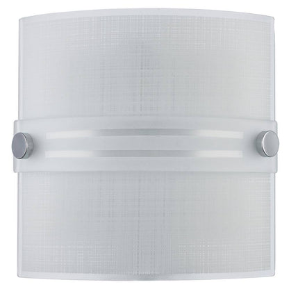 Bel Air Lighting Morie Chrome Indoor Wall Sconce Light Fixture w/ Frosted Glass