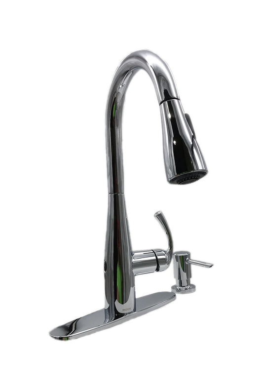 MOEN Essie Touchless Pull-Down Sprayer Kitchen Faucet w/ MotionSense in Chrome