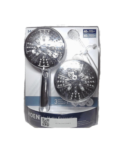 MOEN HydroEnergetix 8-Spray Dual Tub Wall Mount Fixed and Handheld Shower Head