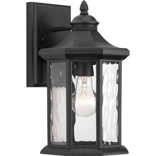 Progress Lighting Edition Collection Black Outdoor Medium Wall Lantern Light