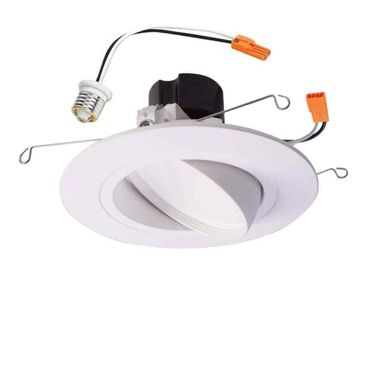 HALO 3000K White Integrated LED Gimbal Recessed Trim Module 90 CRI CCT