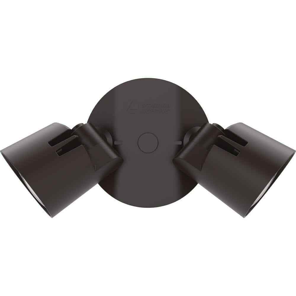Lithonia Lighting Contractor Select HGX Dark Bronze Outdoor LED Flood Light