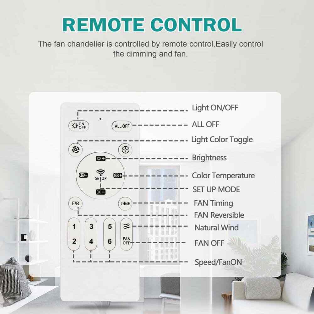 Oaks Aura 20 in. LED Smart App Remote Control Ceiling Fans w/ Lights DC Motor