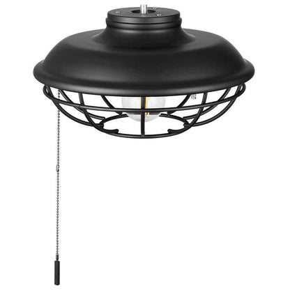 Hampton Bay Universal Matte Black Ceiling Fan LED Light Kit 52229