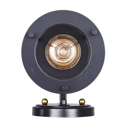 Bel Air Lighting Blues 15.5 in Rubbed Bronze and Antique Gold Outdoor Wall Light
