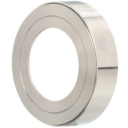 Armacost Lighting Dimmable Bright White LED Puck Light Brushed Steel Finish