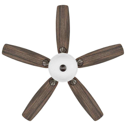 Hampton Bay Southwind II 52 in. Indoor LED Bronze Ceiling Fan with Light Kit