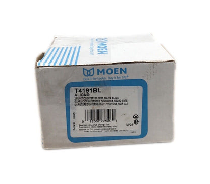 MOEN Align Single-Handle 2-Function Diverter Valve Trim Kit in Matte Black