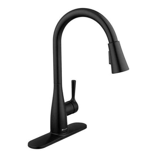 Glacier Bay Sadira Touchless 1-Handle Pull-Down Sprayer Kitchen Faucet Black