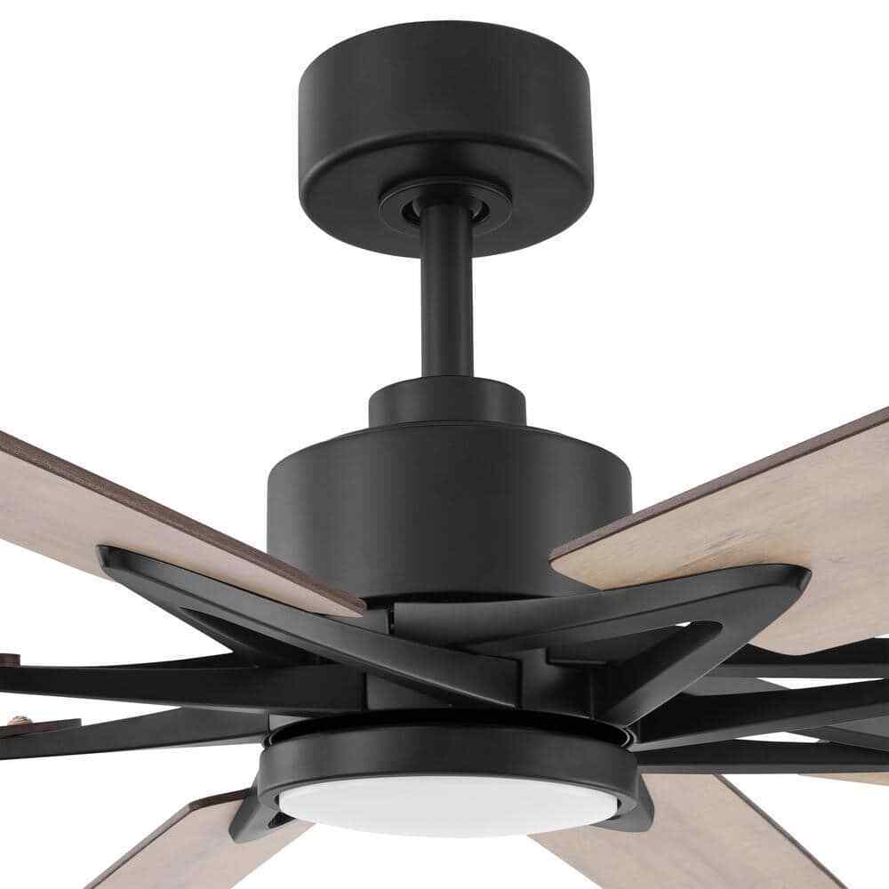 Home Decorators Intervale 72 in. Indoor/Outdoor Black Ceiling Fan w/ Remote