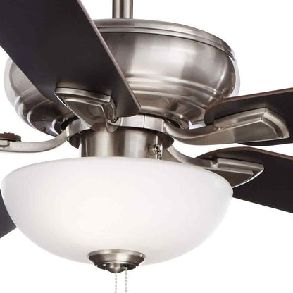 Hampton Bay Rothley II 52 in. Indoor LED Brushed Nickel Ceiling Fan w/ Light Kit
