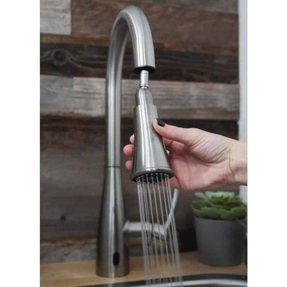 Glacier Bay Marcie Pull Down Touchless Kitchen Faucet in Stainless Steel