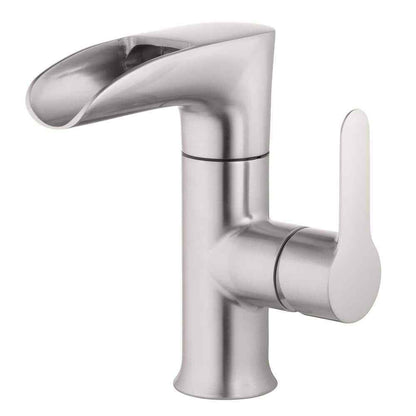 Tosca Single Hole 4 in. Single Slide Handle LED Bathroom Faucet