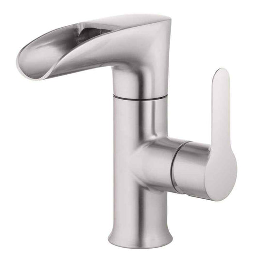 Tosca Single Hole 4 in. Single Slide Handle LED Bathroom Faucet