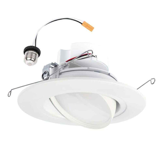HALO RA 5/6 in. Integrated LED Recessed Light Trim 600 Lumens/1000 Lumens
