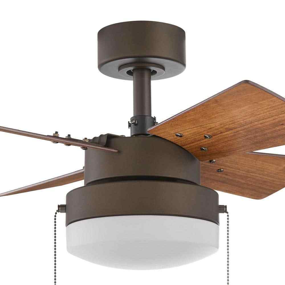 Hampton Bay Metarie II 24 in. Indoor Oil Rubbed Bronze Ceiling Fan with Light