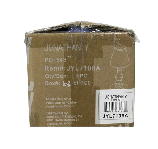 JONATHAN Y Lillian 12.75 in Bohemian Classic Acrylic Rechargeable LED Table Lamp