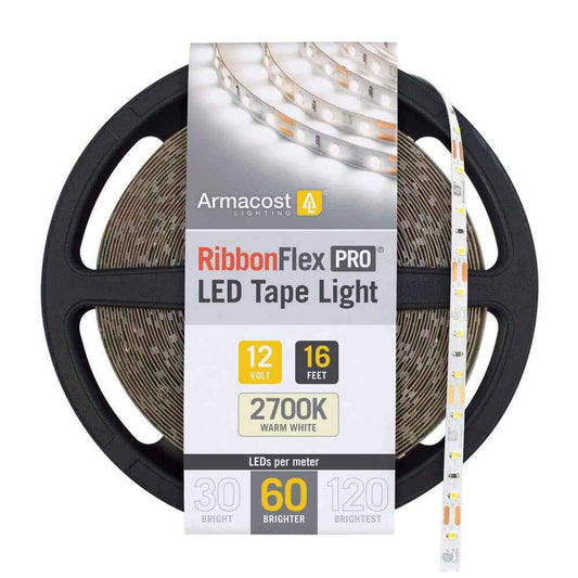 Armacost Lighting RibbonFlex Pro 16.4 ft. 12V Tape Strip Light 60 LEDs/m