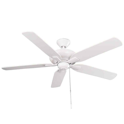 Hampton Bay Holly Springs 52 in. LED Indoor Matte White Ceiling Fan w/ Light Kit