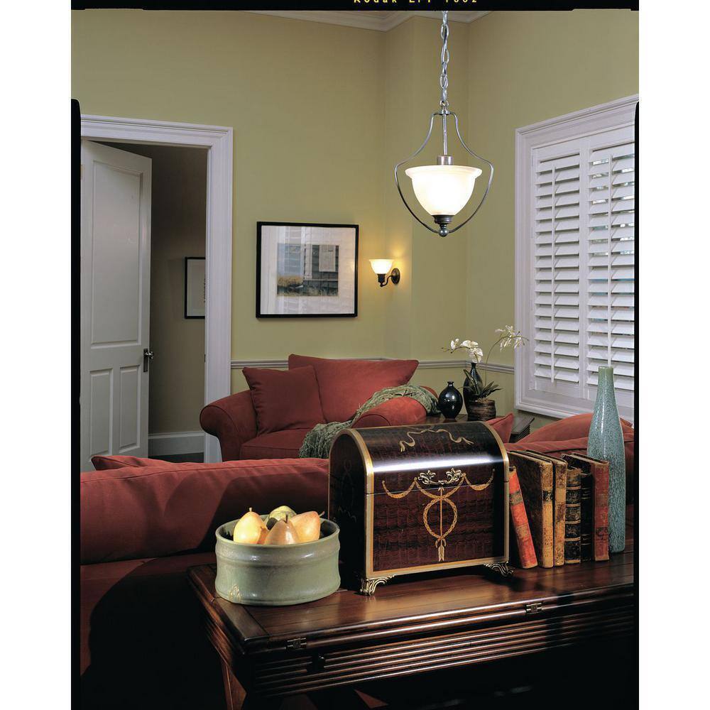 Progress Lighting Madison 1-Light Antique Bronze Glass Traditional Bath Vanity