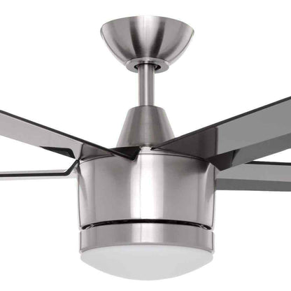 Home Decorators Merwry 52 in. Integrated LED Indoor Brushed Nickel Ceiling Fan