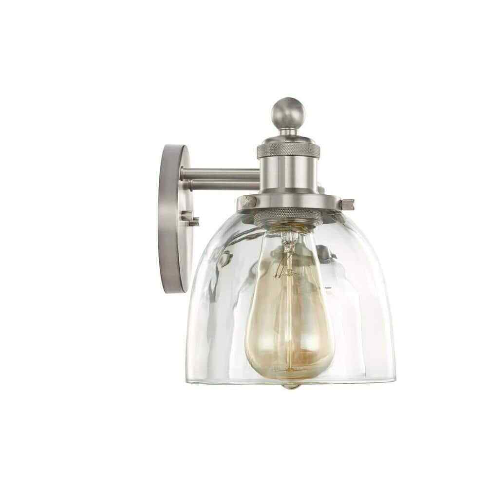 Home Decorators Evelyn 4-light Brushed Nickel Modern Industrial Indoor Vanity