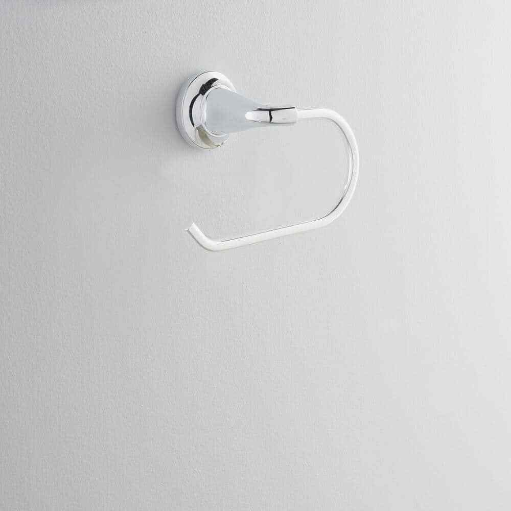 Glacier Bay Constructor Single Post Toilet Paper Holder in Chrome 20118-2001