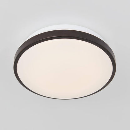 Artika Orion 12 in. 1-Light Bronze Integrated LED Flush Mount Ceiling Light
