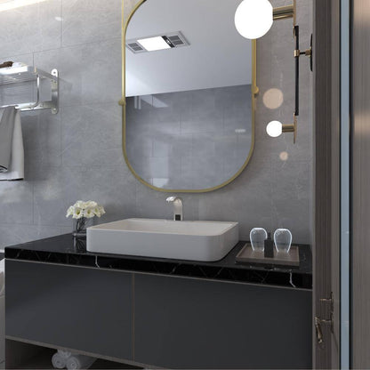 BWE Automatic Sensor Touchless Bathroom Sink Faucet With Deck Plate