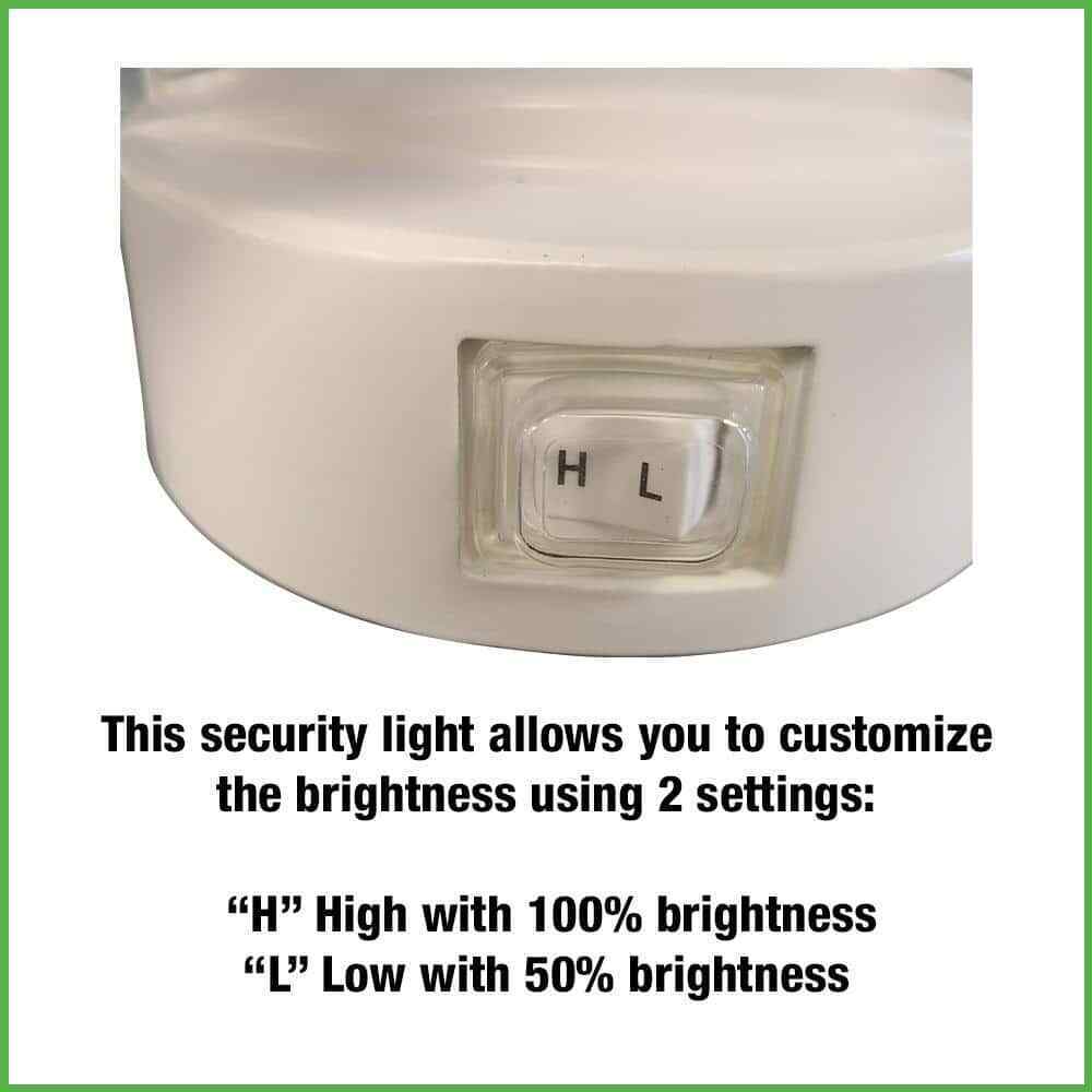 Dusk to Dawn Sensor White Exterior Outdoor LED Flood Light 4000K Wet Rated