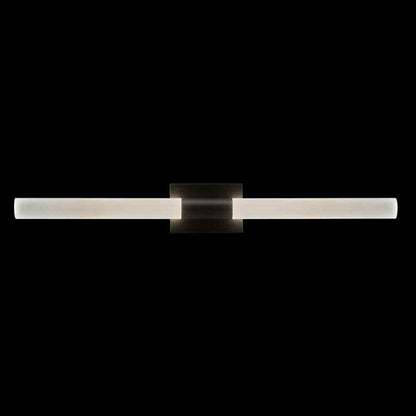 Globe Electric 36 in. Matte Black LED Integrated Vanity Light