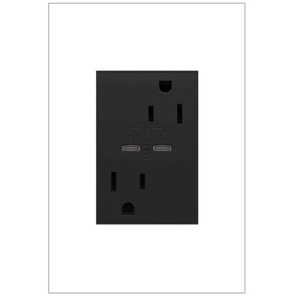 Legrand adorne 15 Amp Duplex Outlet w/ Ultra-Fast 6A PLUS 30W Power Delivery