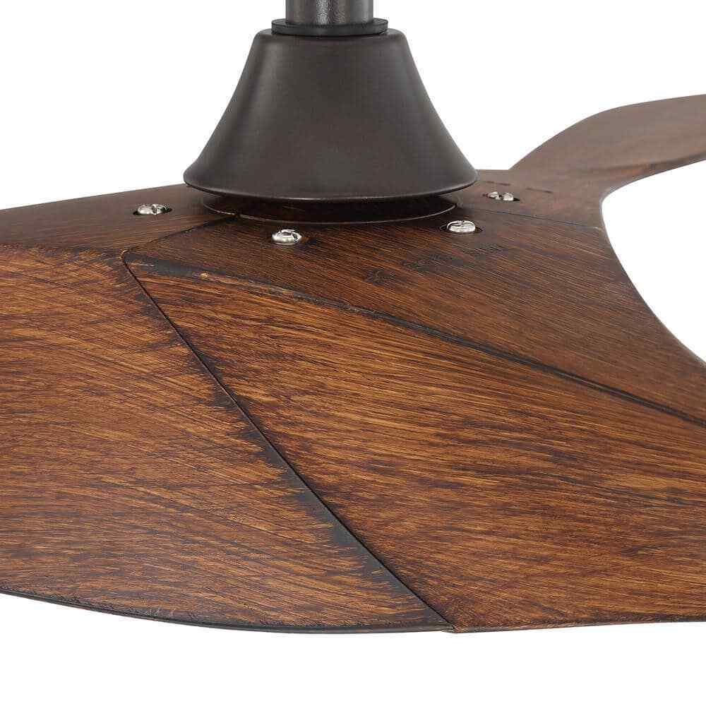 Home Decorators Wesley 52 in. Indoor/Outdoor Rubbed Bronze DC Motor Ceiling Fan