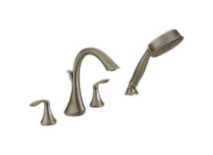 MOEN Eva 2-Handle Deck-Mount Roman Tub Faucet Trim Kit