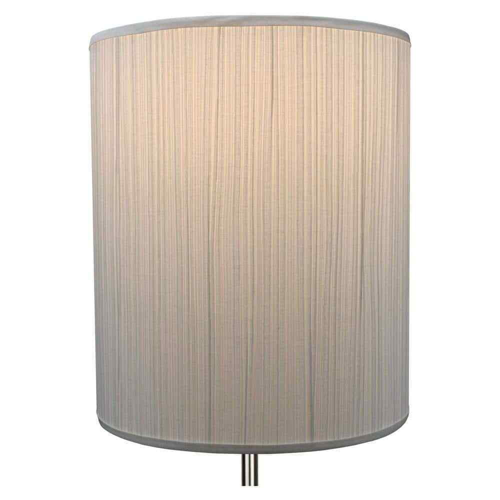 Pleated Mushroom White Drum Lamp Shade 14x14x17