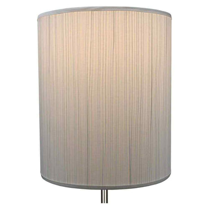 Pleated Mushroom White Drum Lamp Shade 14x14x17