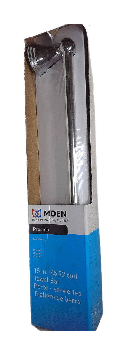 MOEN Preston 18 in. Towel Bar in Chrome DN8418CH