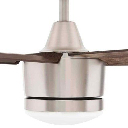Home Decorators Merwry 52 in. Integrated LED Indoor Brushed Nickel Ceiling Fan