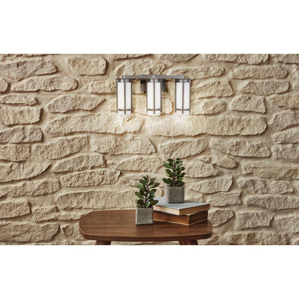 Eglo Truxton 20.39 in. 3-Light Graphite Vanity Light 203121A