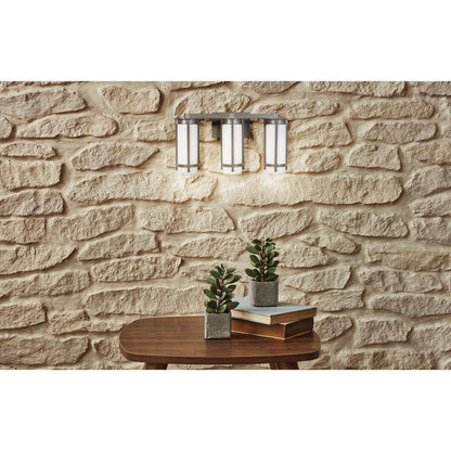 Eglo Truxton 20.39 in. 3-Light Graphite Vanity Light 203121A