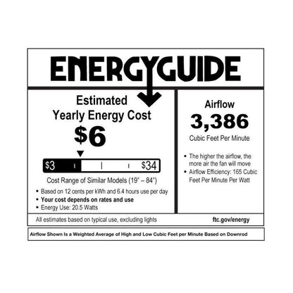 Radar 52 in. DC Ceiling Fan in Brushed Chrome with Teak Blades 21051901
