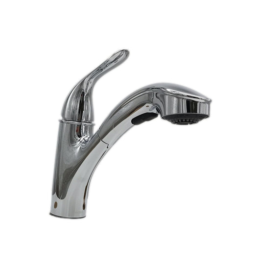 MOEN Brecklyn Single-Handle Pull-Out Sprayer Kitchen Faucet Chrome