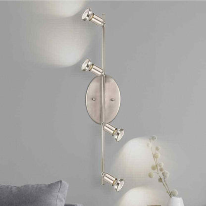 Eglo Buzz 4-Light Matte Nickel Track Light Dimmable