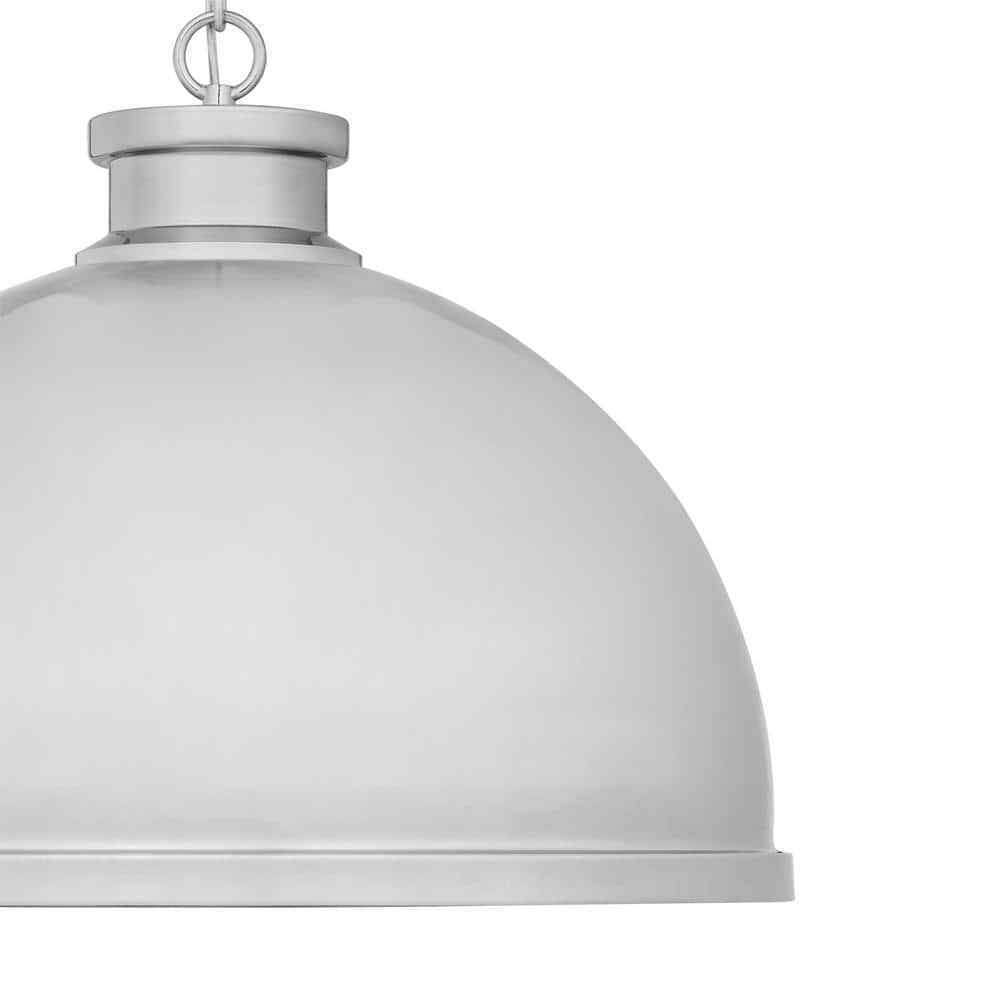 Hampton Bay Tallulah 4-Light Chrome Dome Kitchen Pendant Hanging Light