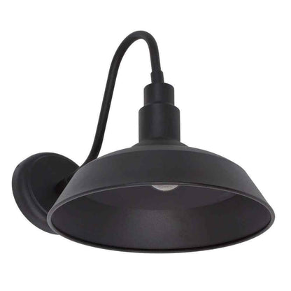 Sylvania Easton 11.5 in. Single Bulb Antique Black Outdoor Barn Light Sconce