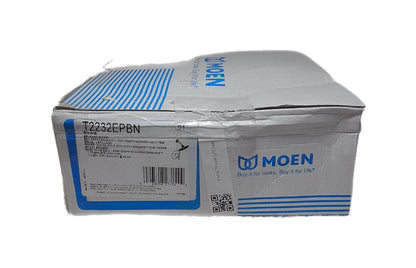 MOEN Eva Posi-Temp Rain Shower 1-Handle Shower Faucet Trim Kit Brushed Nickel