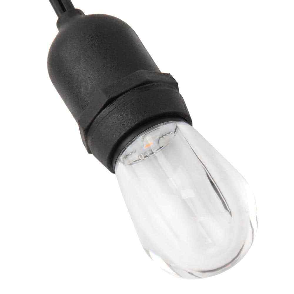 Home Decorators 12-Light 24 ft. Indoor/Outdoor Integrated LED String Light