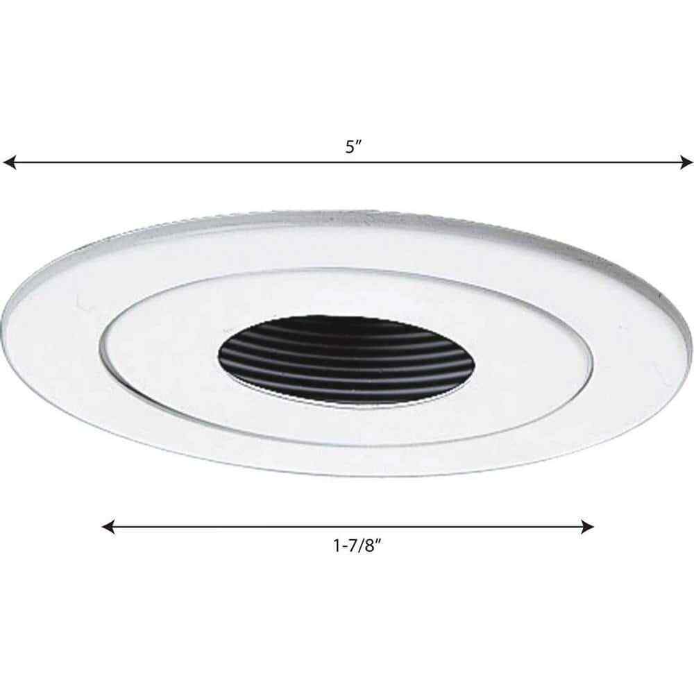 Progress Lighting Progress Lighting 4 in. White Recessed Pinhole Trim P8042-28