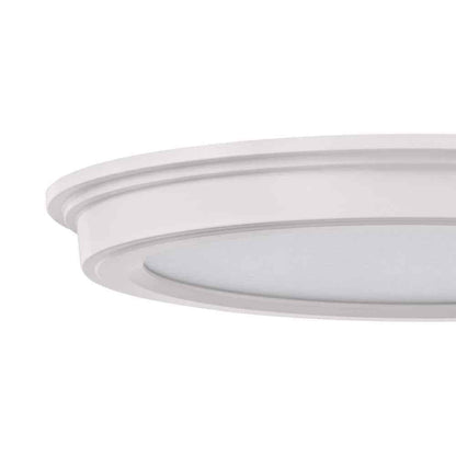 Commercial Electric 7 in. White Flush Mount Low Profile Ceiling Light 2-Pack